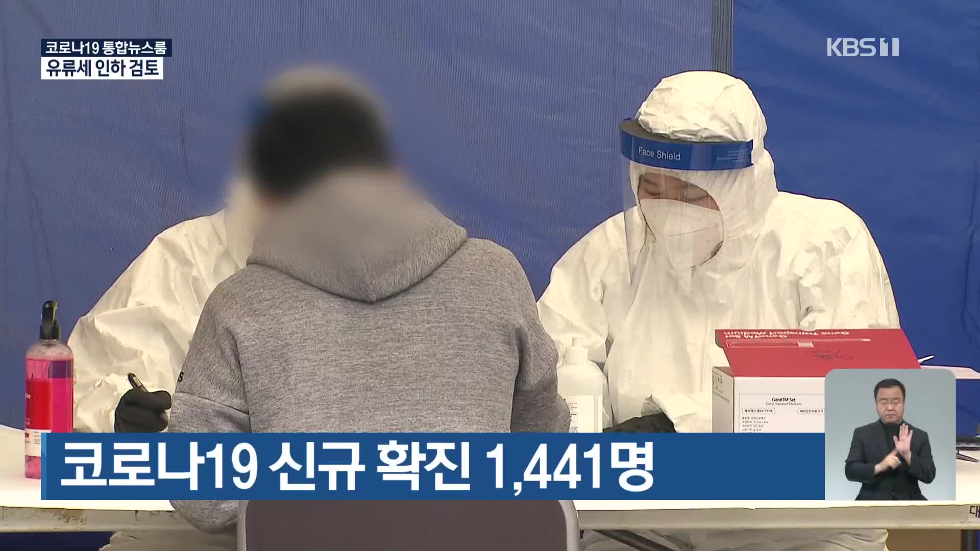 코로나19 신규 확진 1,441명