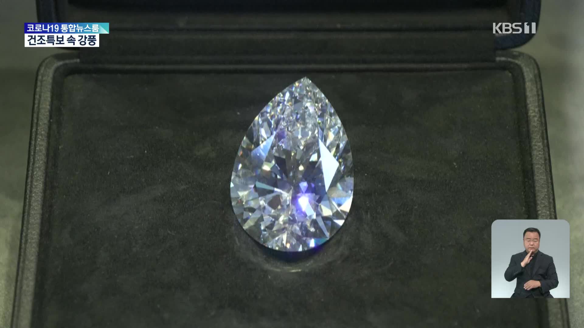 스위스서 역대 가장 큰 다이아몬드 경매, 280억 원에 낙찰