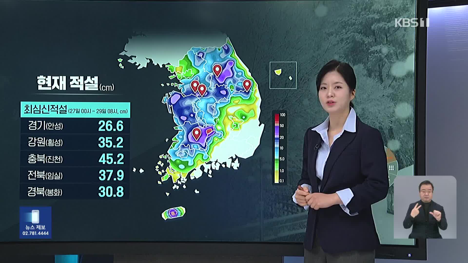 사흘째 대설특보…내일 서울 -10도