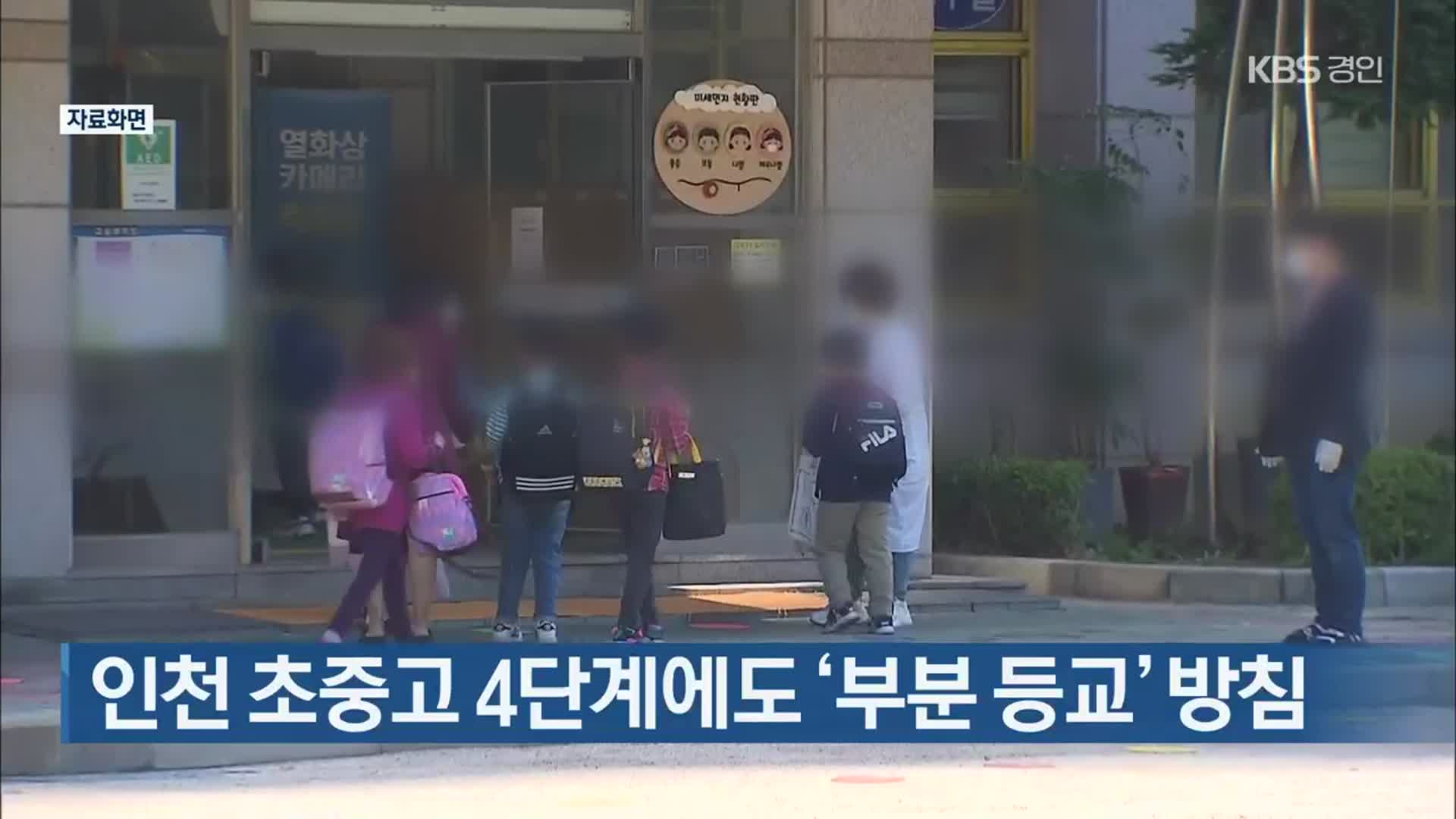 인천 초중고 4단계에도 ‘부분 등교’ 방침