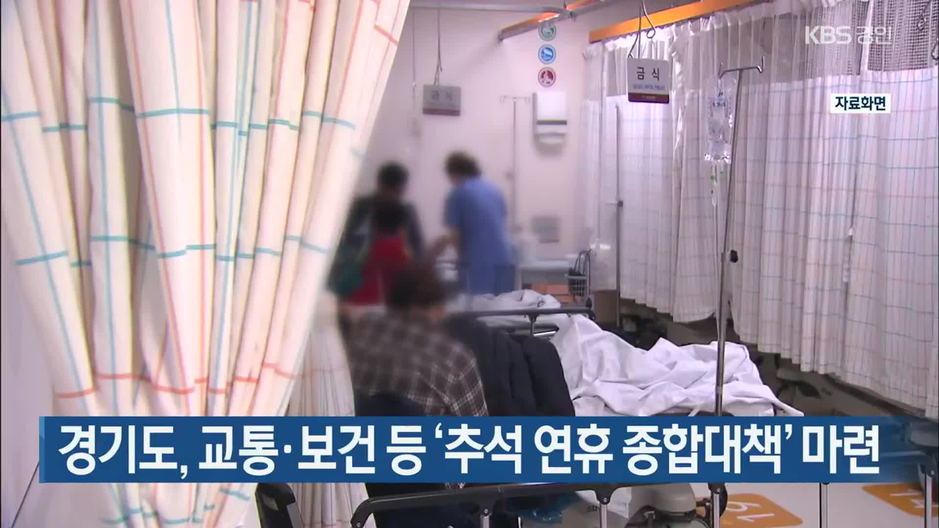 경기도, 교통·보건 등 ‘추석 연휴 종합대책’ 마련