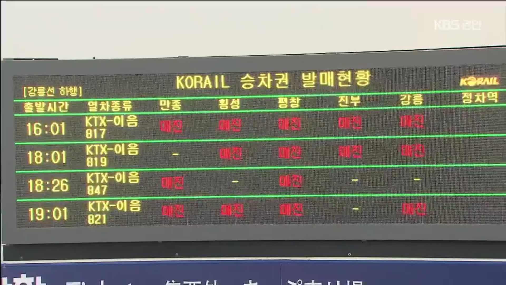 철도노조 파업 이틀째…주말 KTX·여객열차 등 차질 불가피