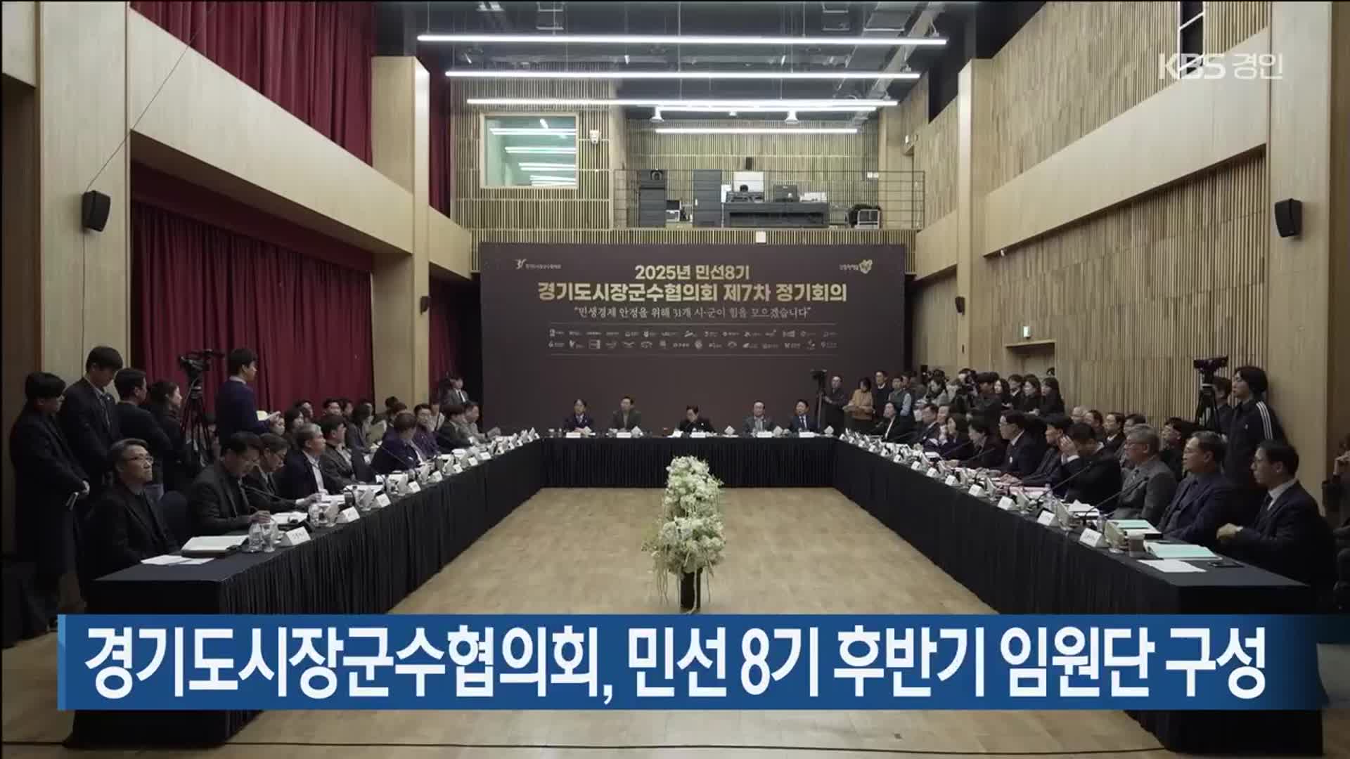 경기도시장군수협의회, 민선 8기 후반기 임원단 구성
