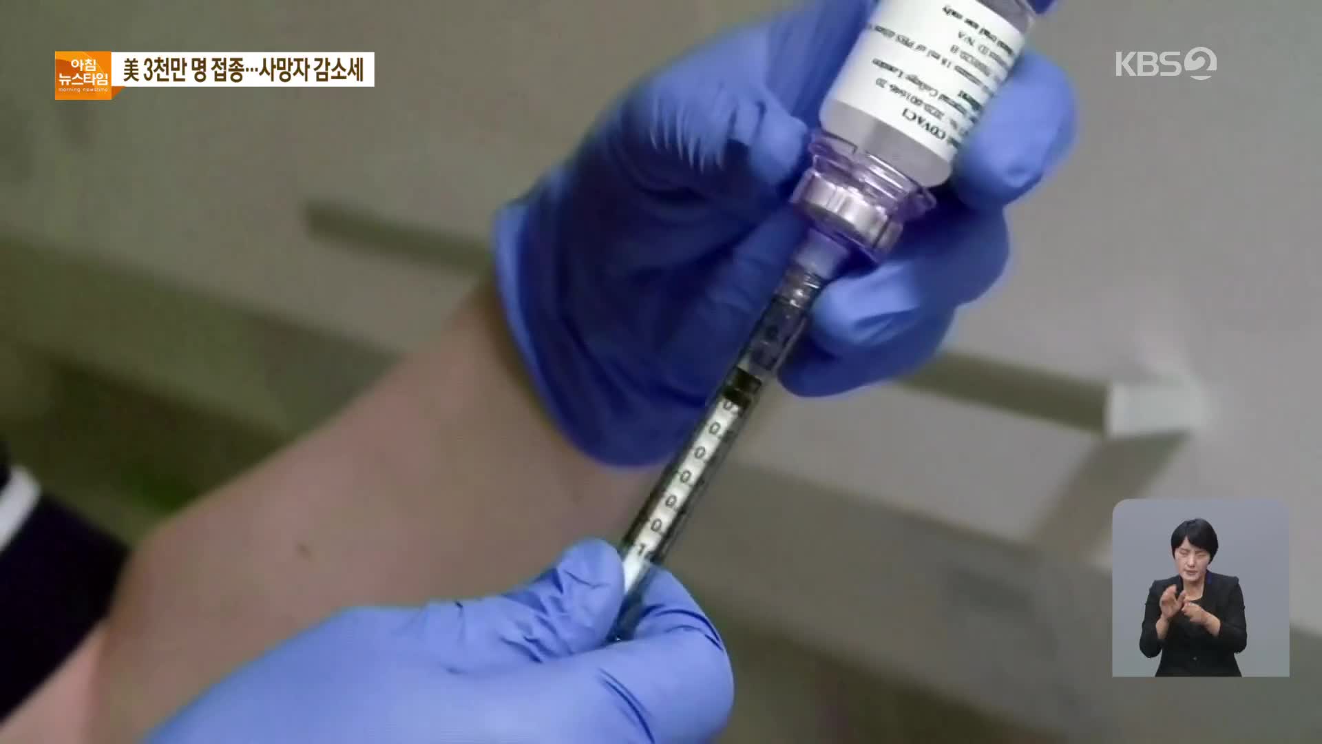美 하루 평균 사망자 2천 명대…백신접종 3천만 명 넘어