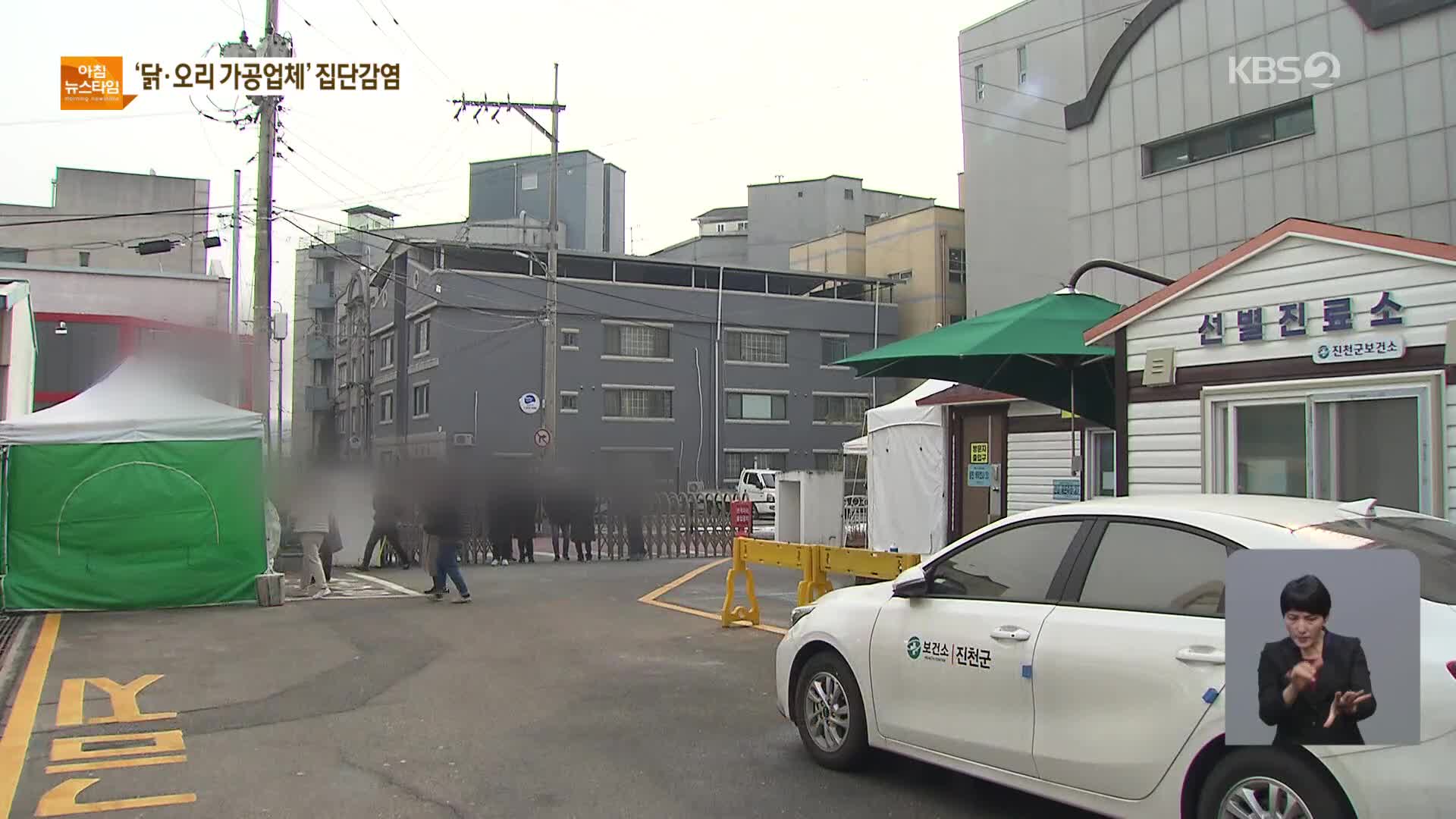 충북 진천 닭·오리 가공공장 집단감염 비상…방역 강화