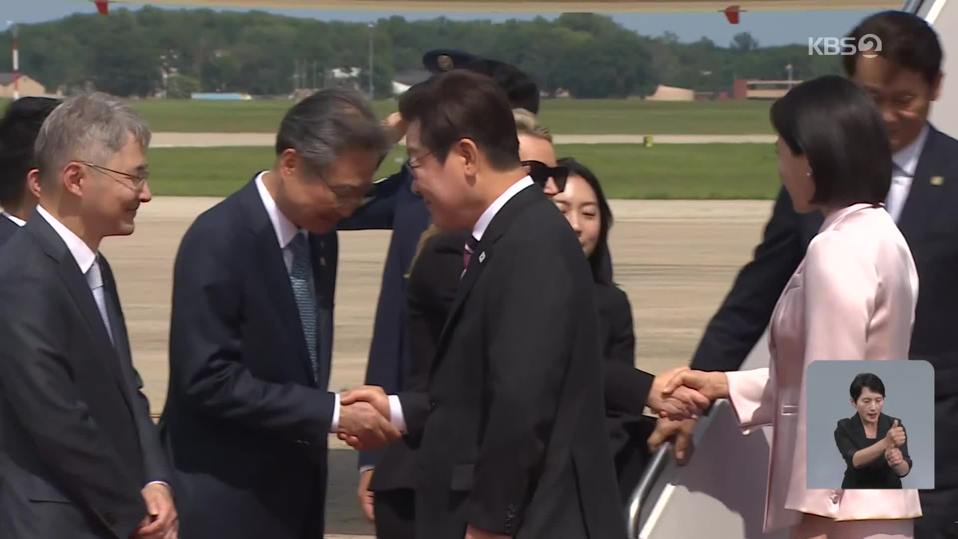 이 대통령 미국 도착…사흘 간 방미 일정 시작
