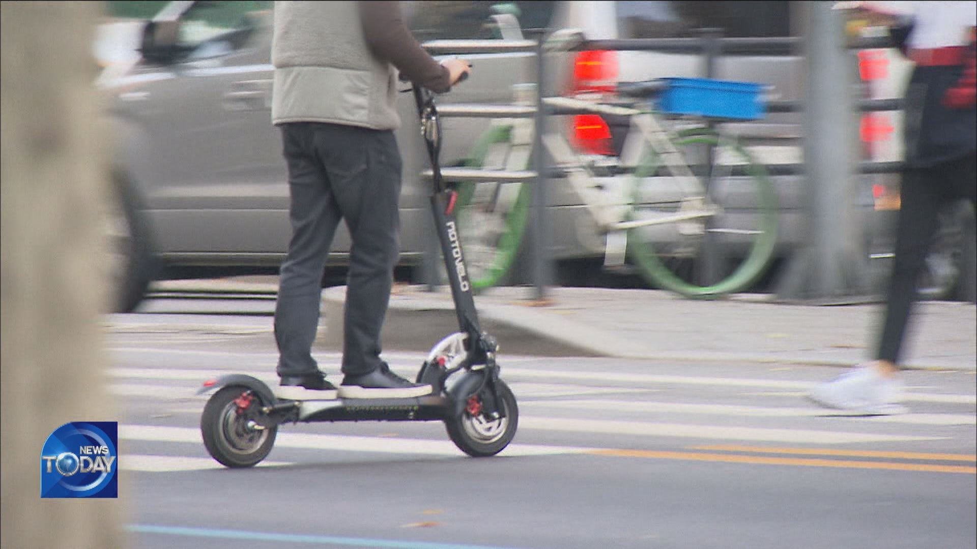 SAFETY CONCERNS OVER E-SCOOTERS