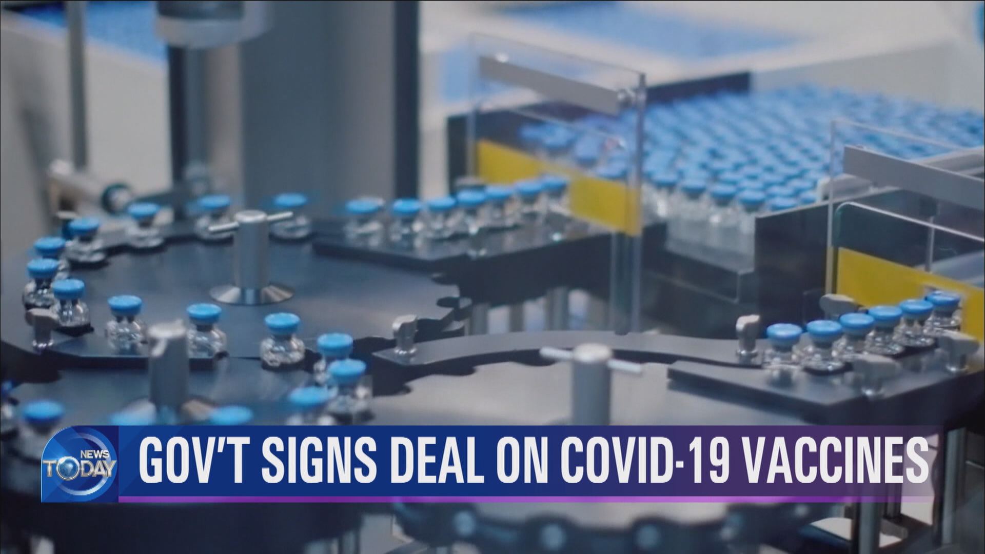 GOV’T SIGNS DEAL ON COVID-19 VACCINES