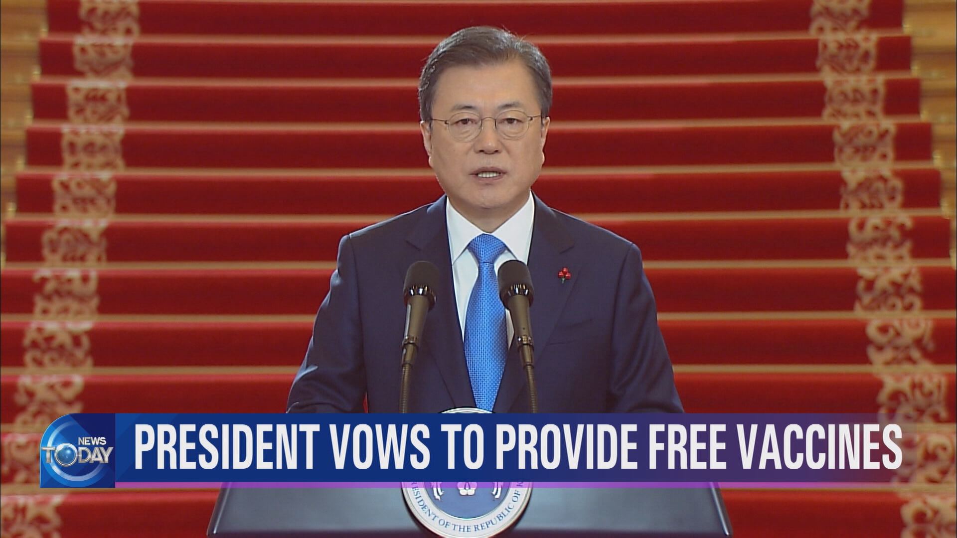 PRESIDENT VOWS TO PROVIDE FREE VACCINES
