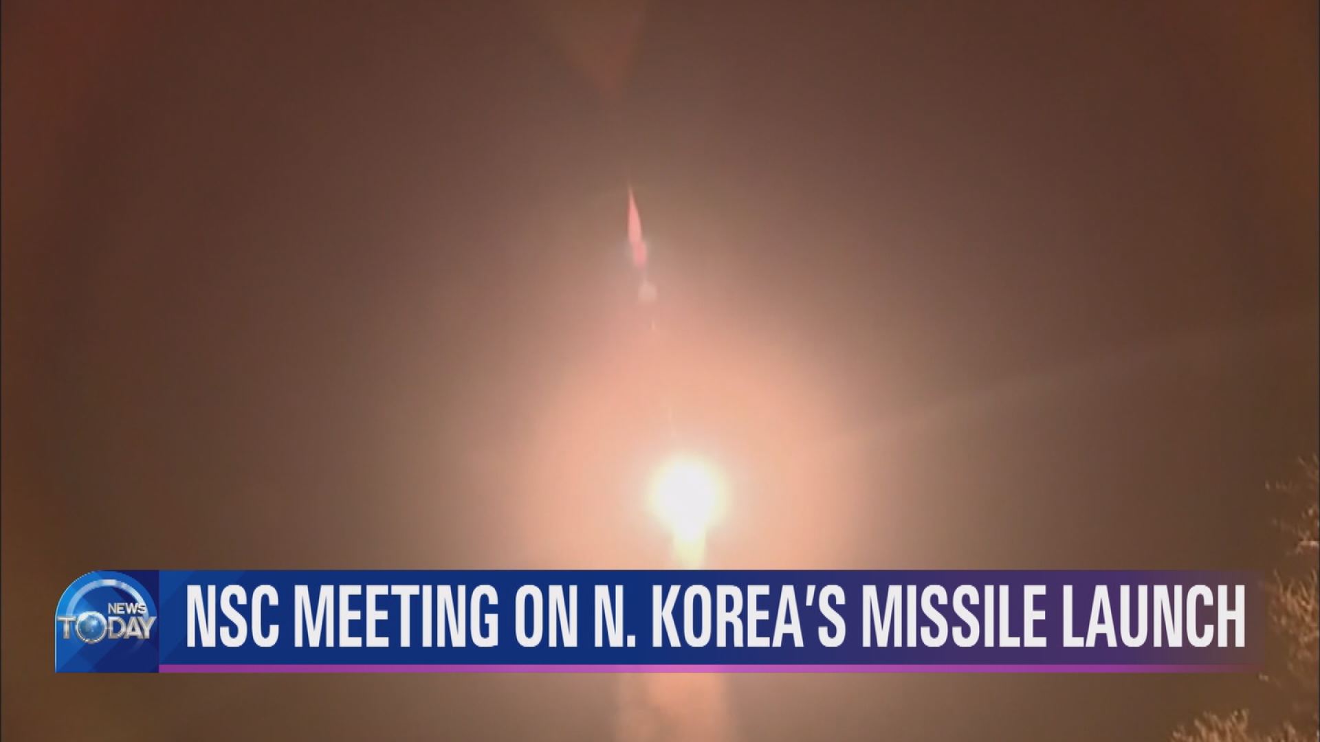NSC MEETING ON N.KOREA’S MISSILE LAUNCH