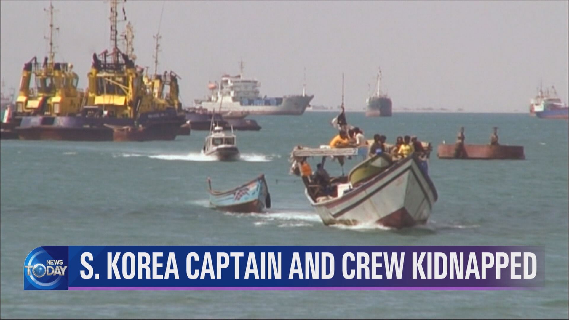 S. KOREA CAPTAIN AND CREW KIDNAPPED