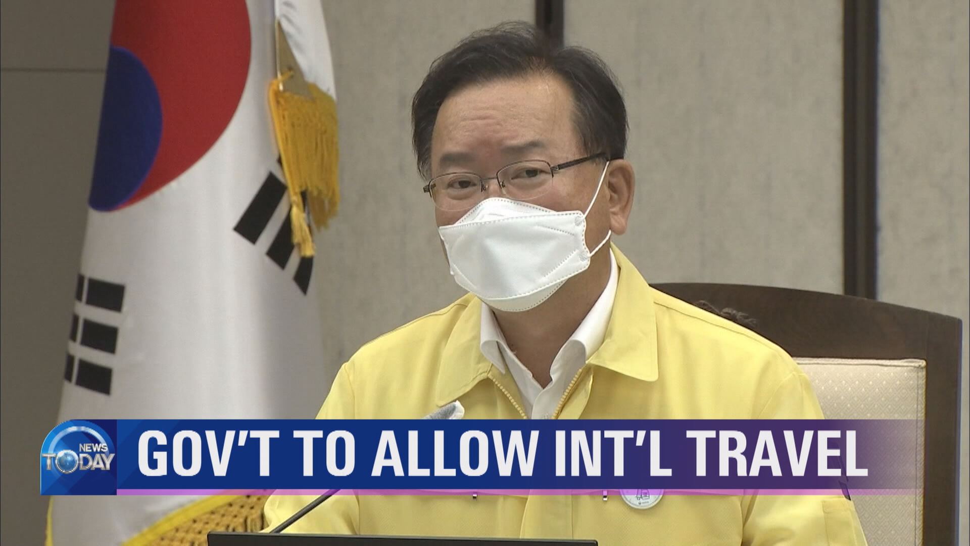 GOV’T TO ALLOW INT’L TRAVEL
