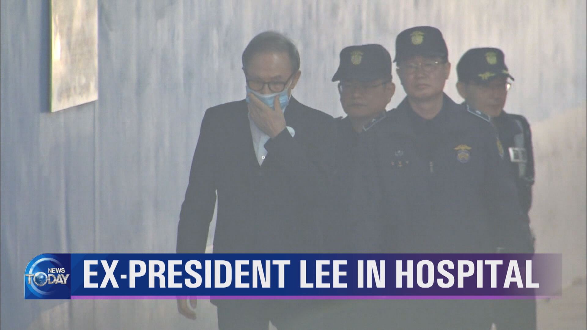 EX-PRESIDENT LEE IN HOSPITAL