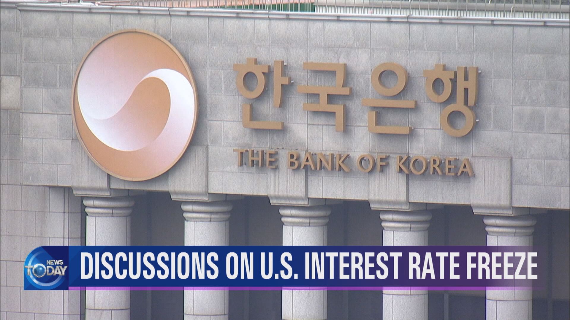 DISCUSSIONS ON U.S. INTEREST RATE FREEZE