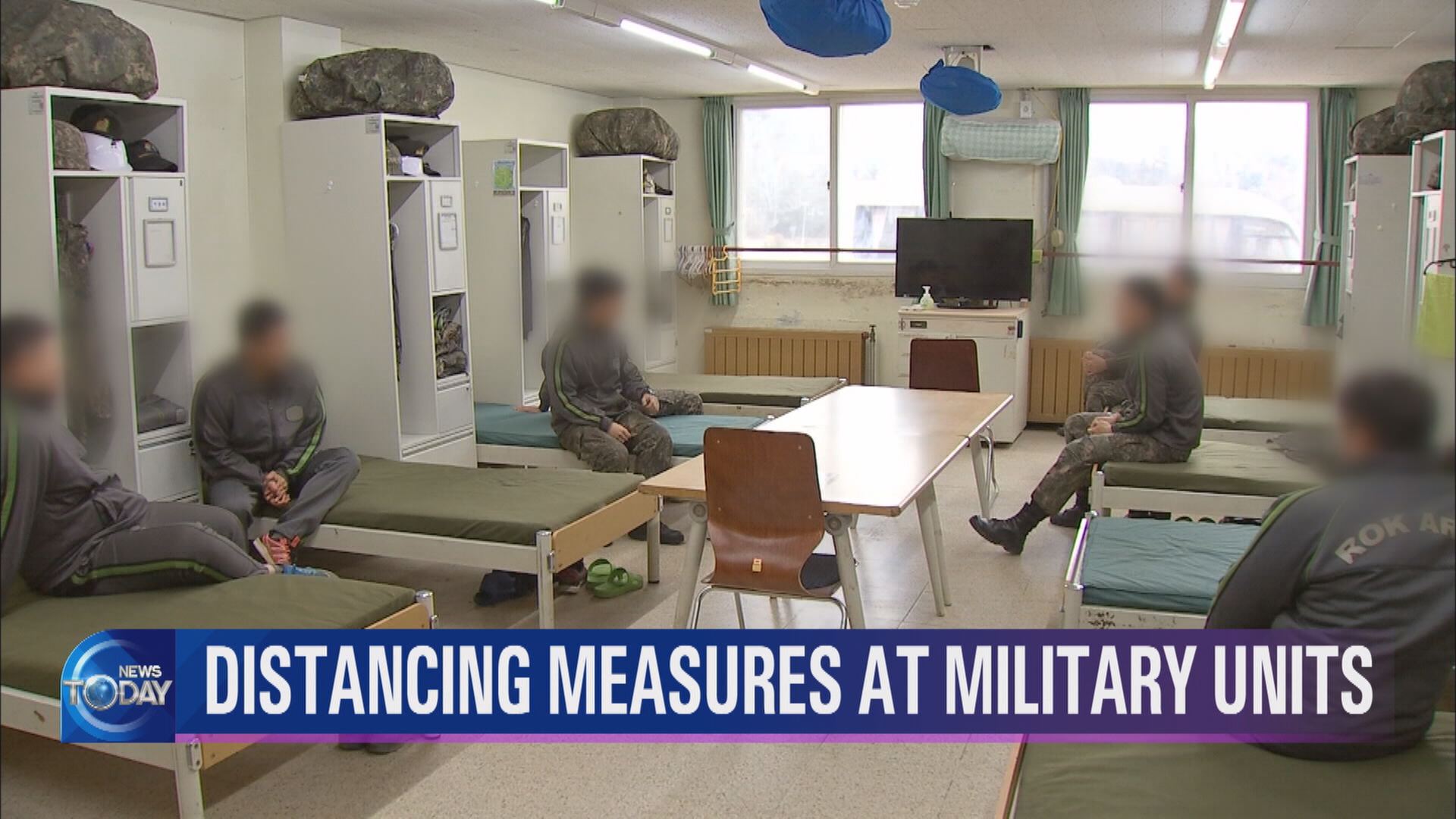 DISTANCING MEASURES AT MILITARY UNITS