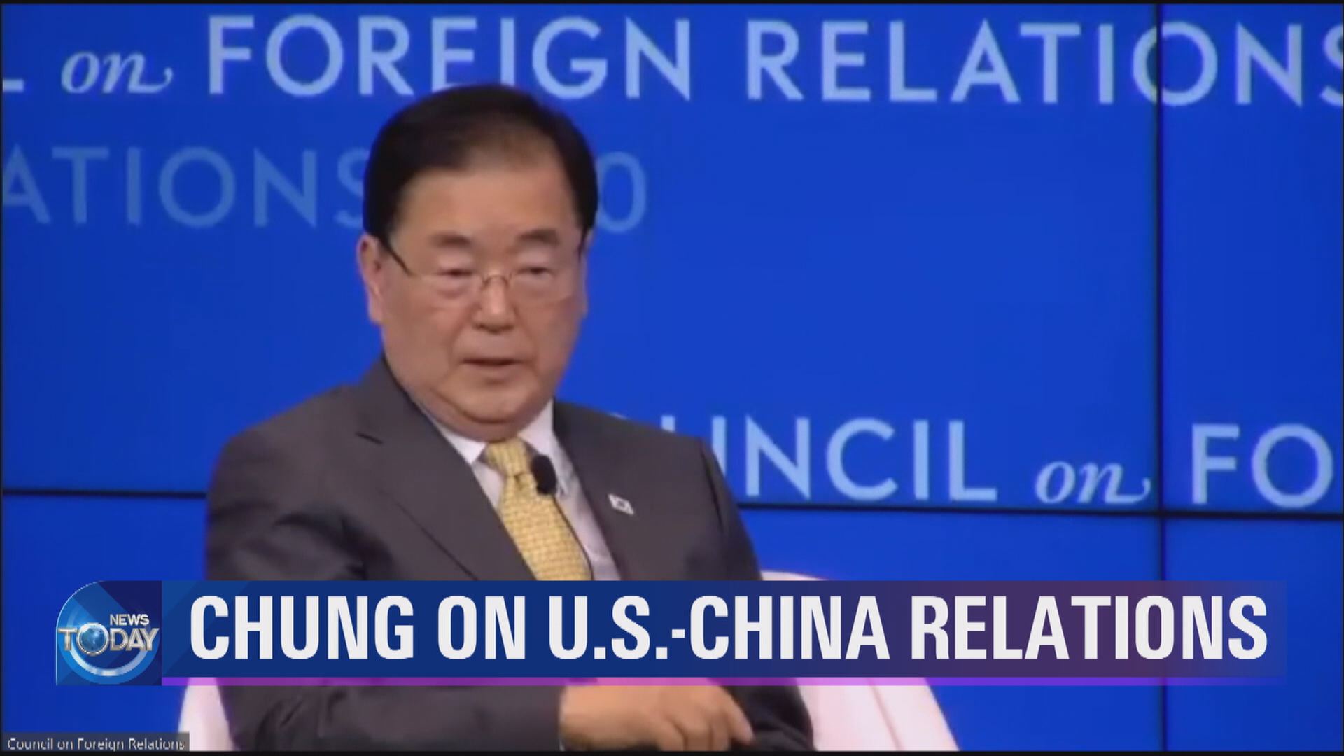 CHUNG ON U.S.-CHINA RELATIONS