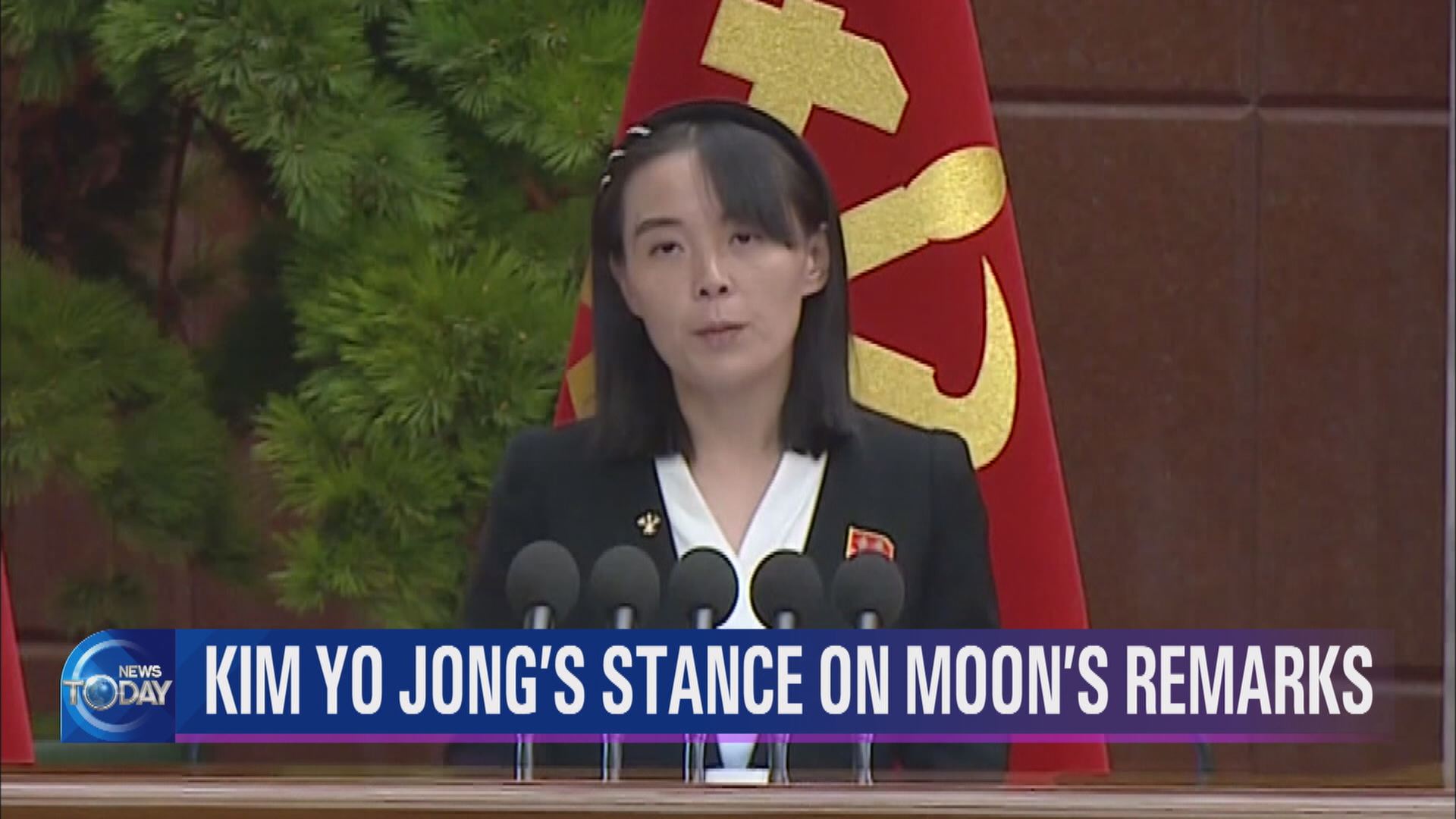 KIM YO JONG'S STANCE ON MOON'S REMARKS