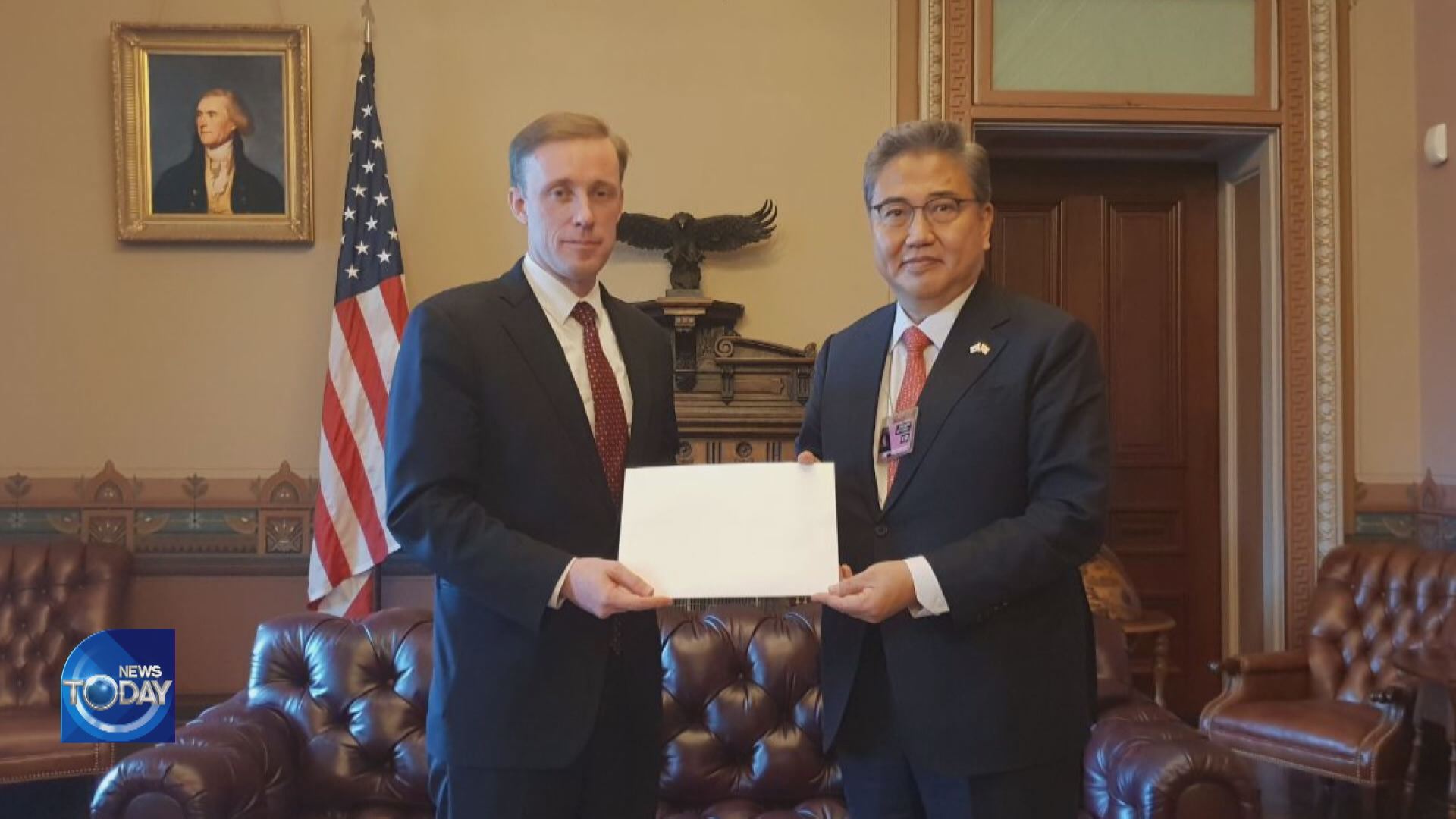 DELEGATION DISCUSSES NORTH'S THREAT IN U.S.