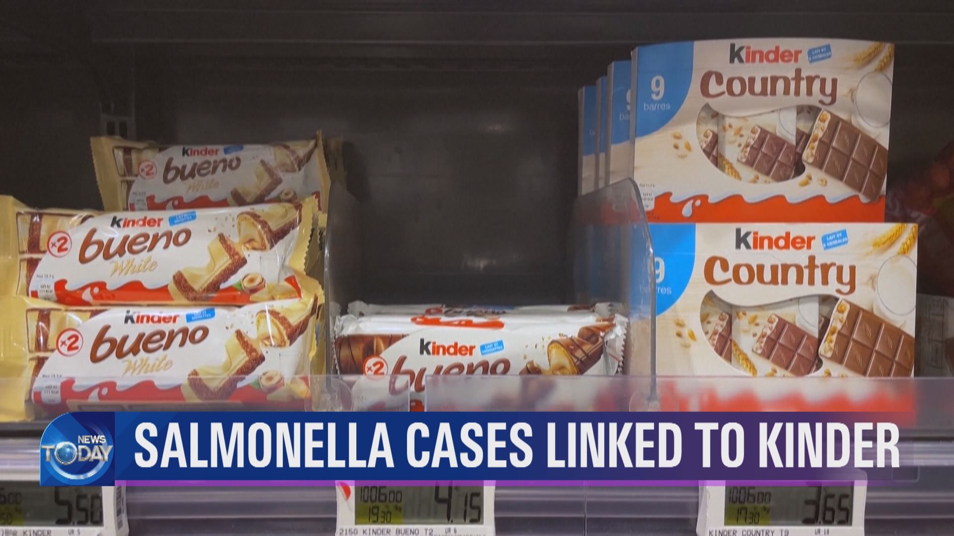SALMONELLA CASES LINKED TO KINDER