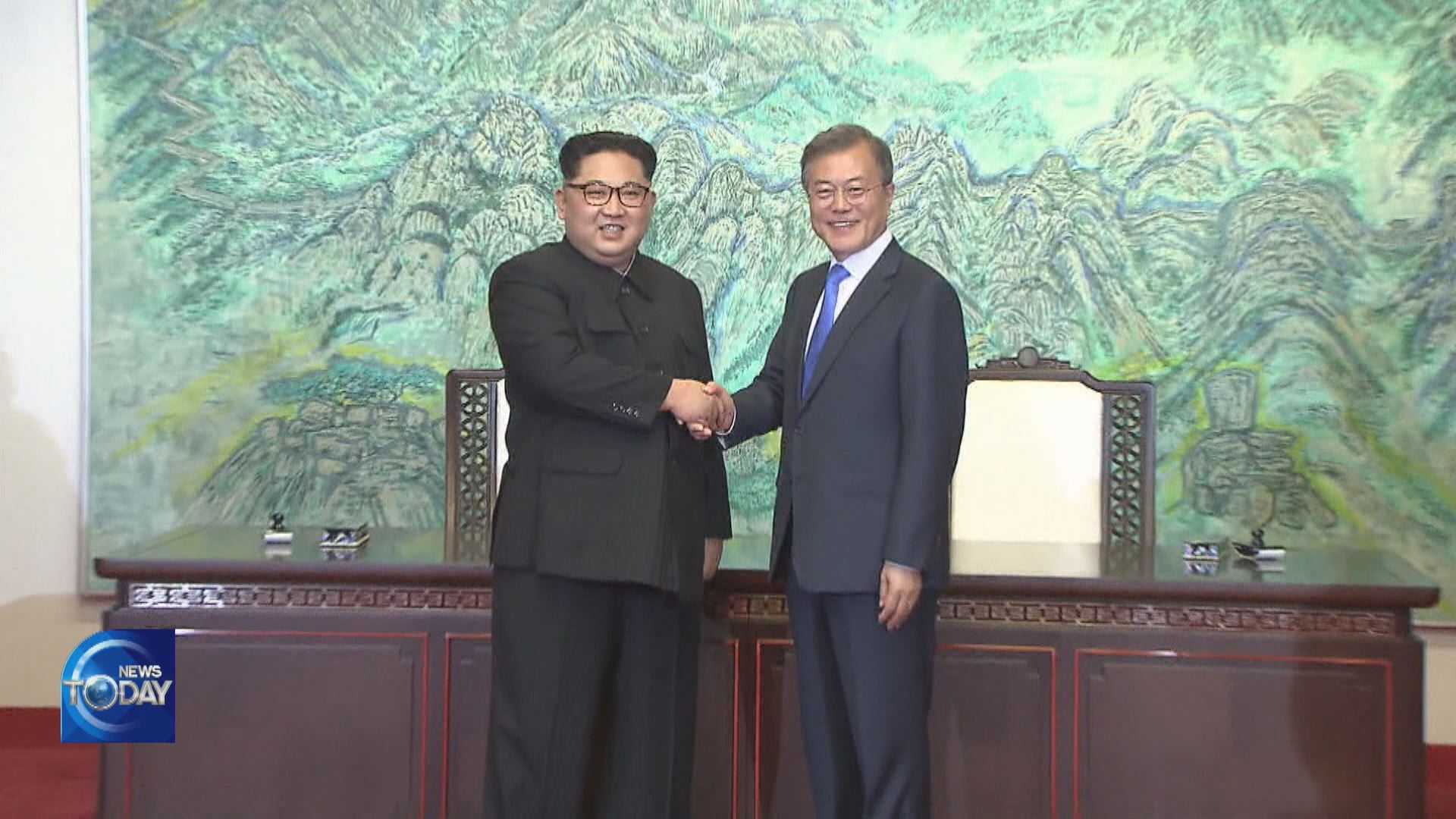 INTER-KOREAN LEADERS EXCHANGE LETTERS