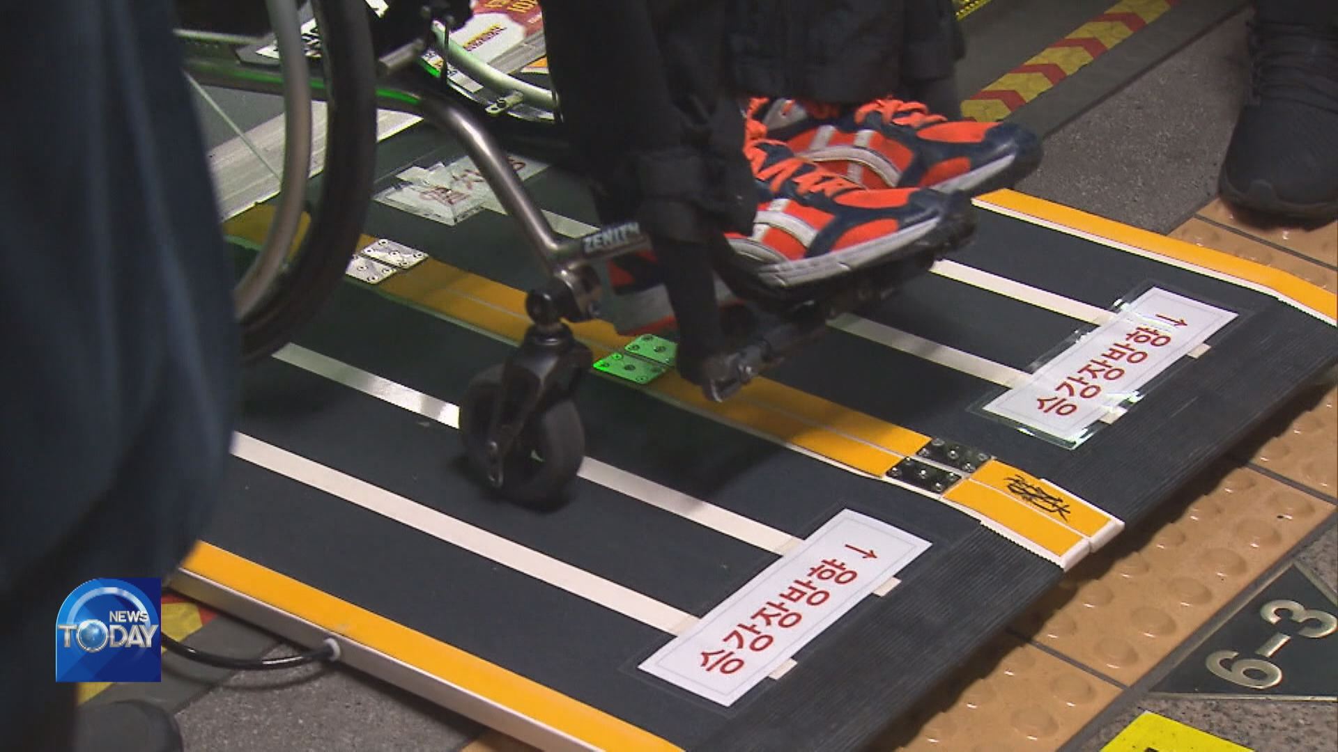 DISABLED GROUPS RESUME SUBWAY PROTEST