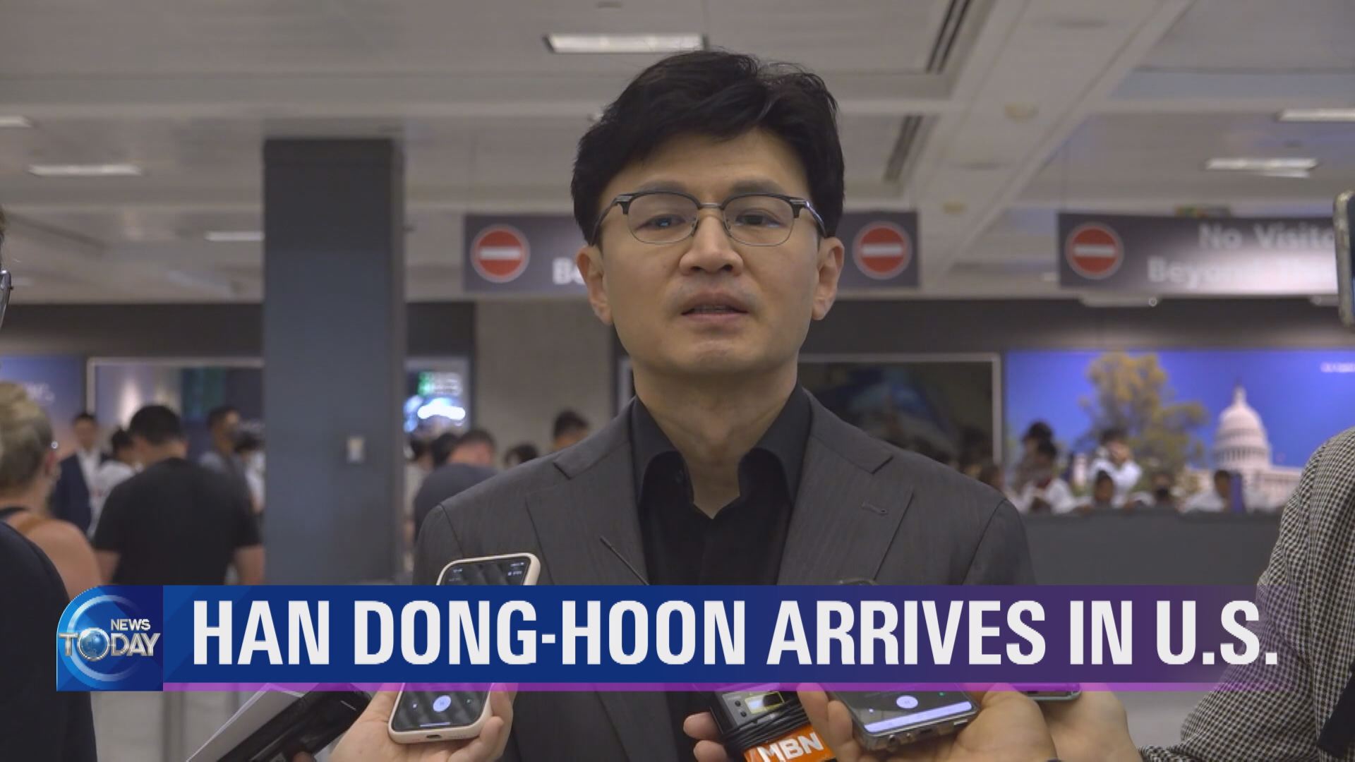 HAN DONG-HOON ARRIVES IN U.S.