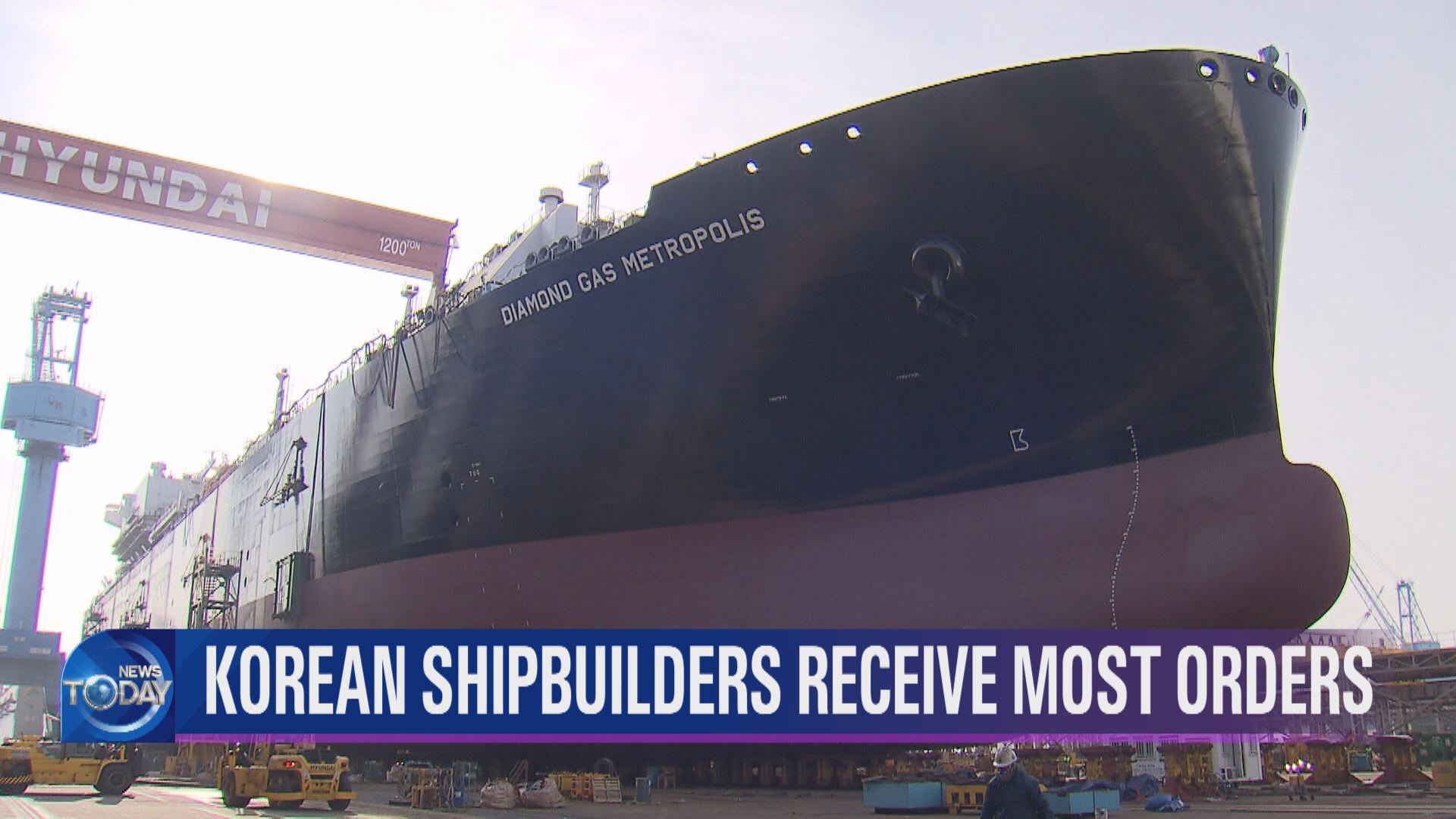 KOREAN SHIPBUILDERS RECEIVE MOST ORDERS