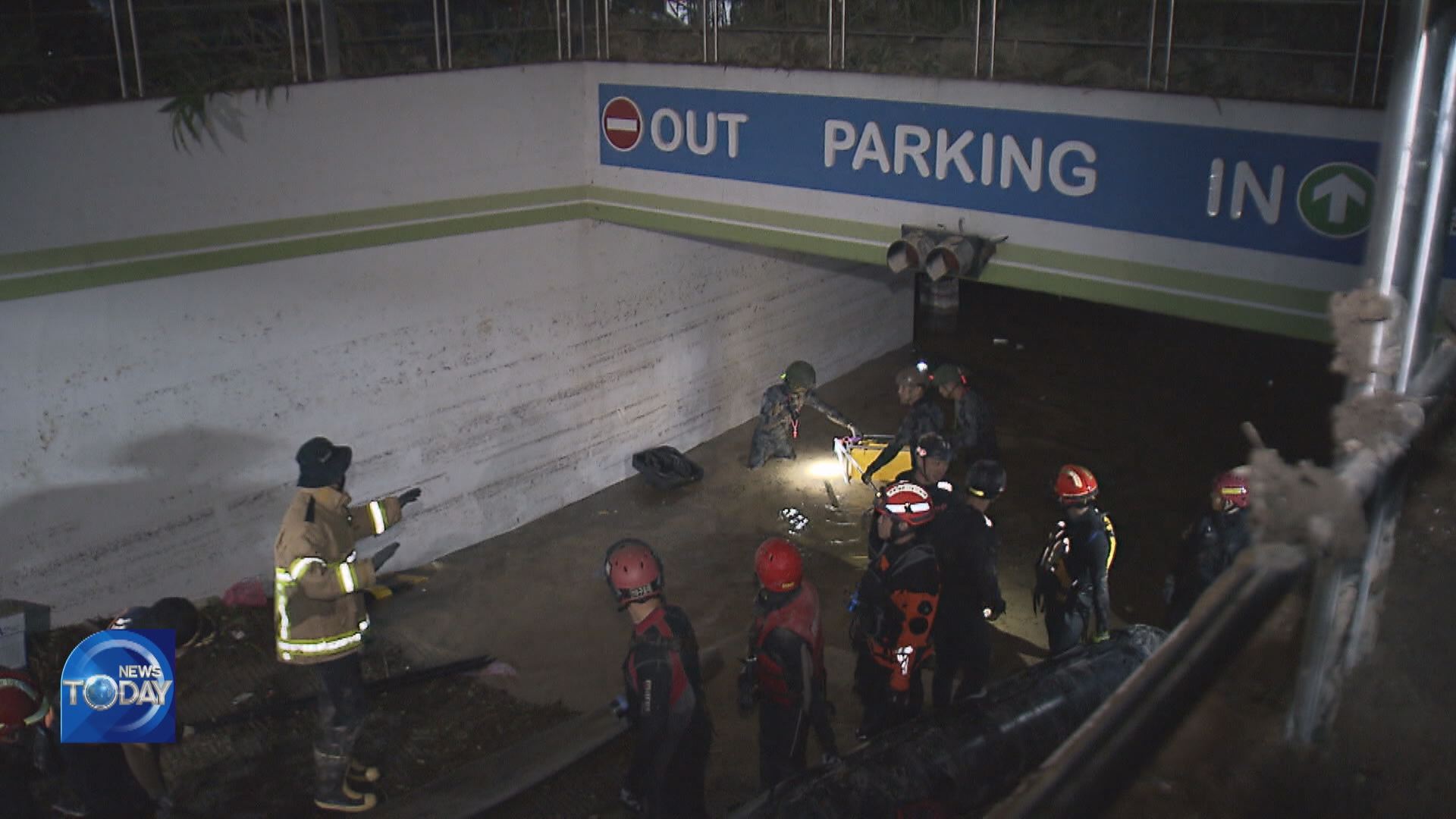 SURVIVORS OF BASEMENT PARKING LOT