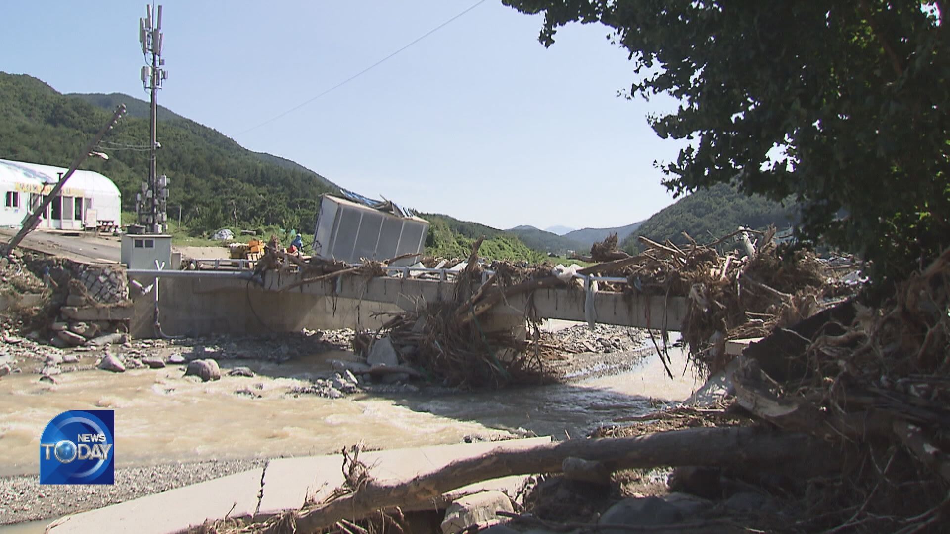 EFFORTS TO RESTORE TYPHOON DAMAGES
