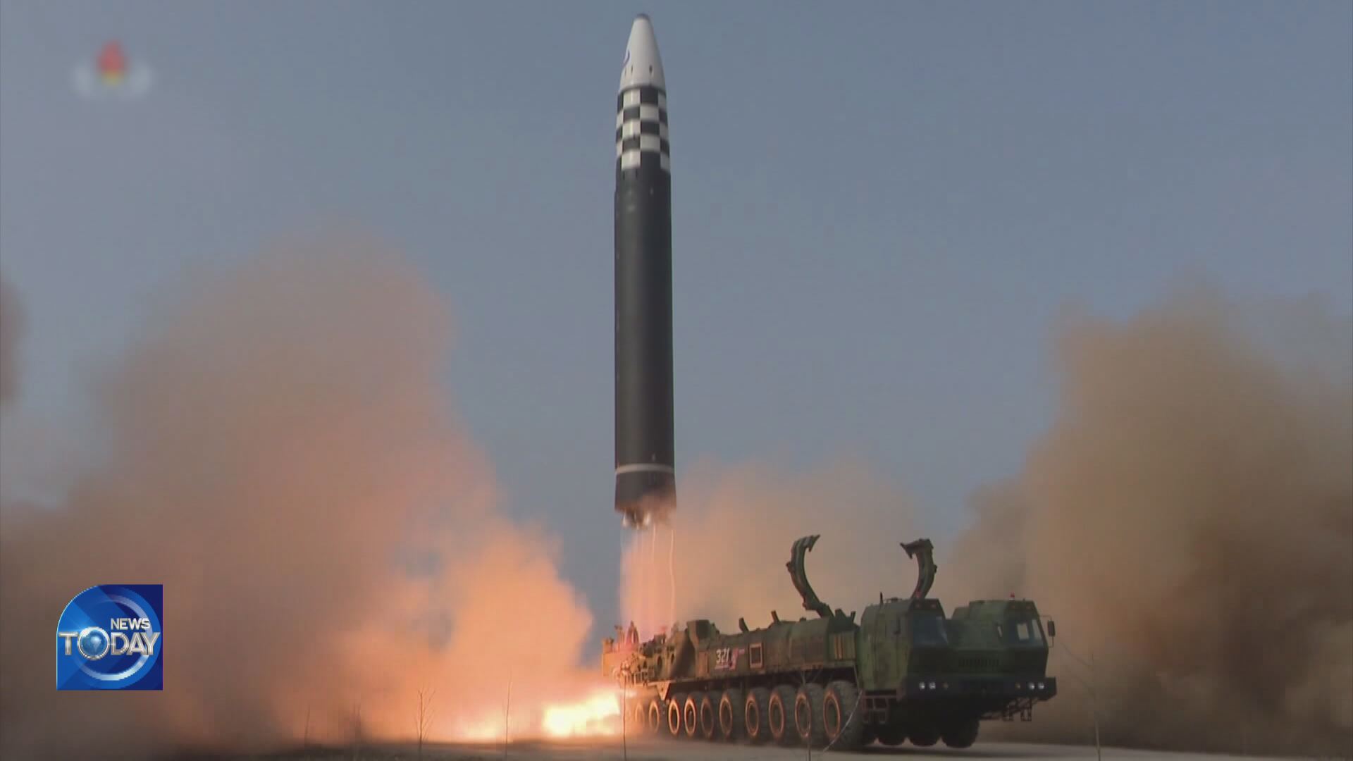 N. KOREA FIRES BALLISTIC MISSILES