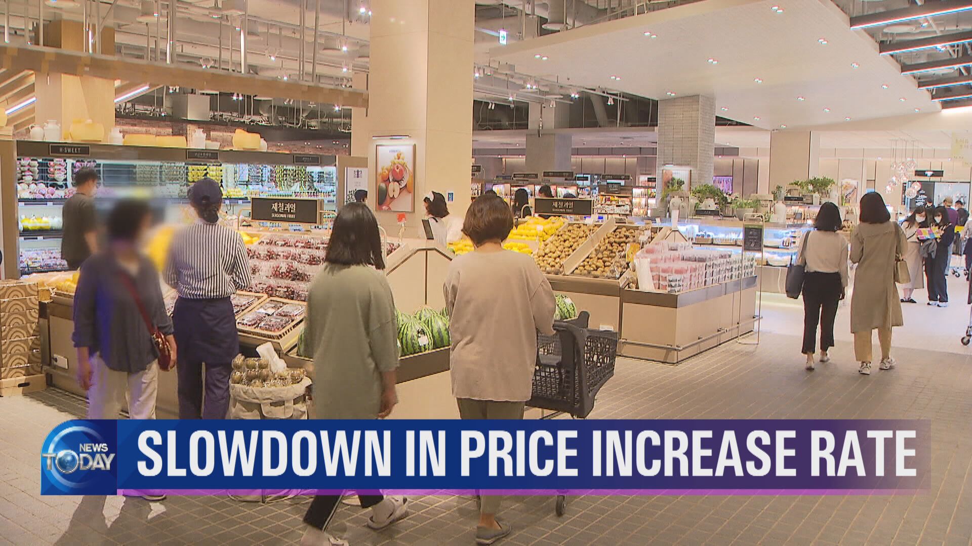 SLOWDOWN IN PRICE INCREASE RATE
