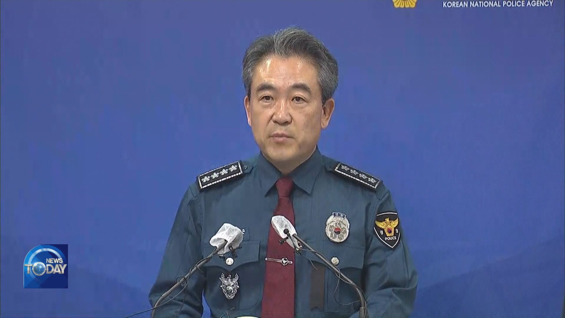 POLICE HEAD ADMITS TO POOR RESPONSE