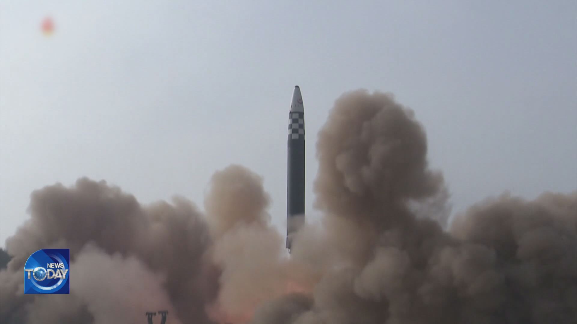 N. KOREA FIRES BALLISTIC MISSILE AGAIN