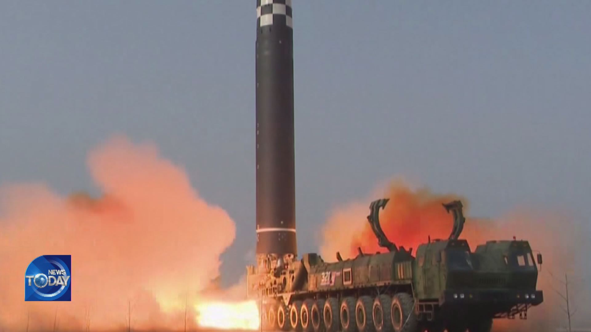 N. KOREA FIRES TWO BALLISTIC MISSILES