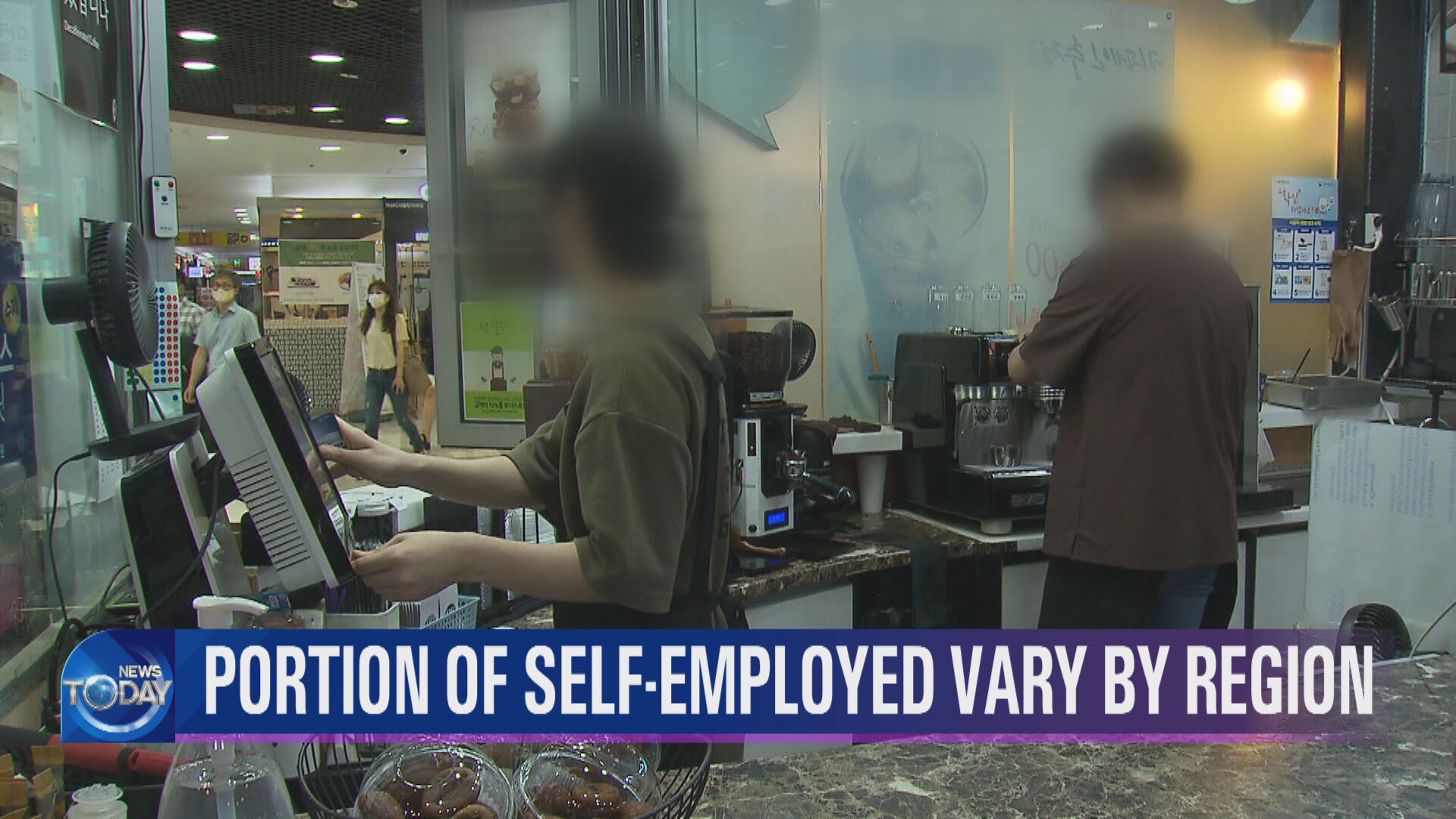 PORTION OF SELF-EMPLOYED VARY BY REGION