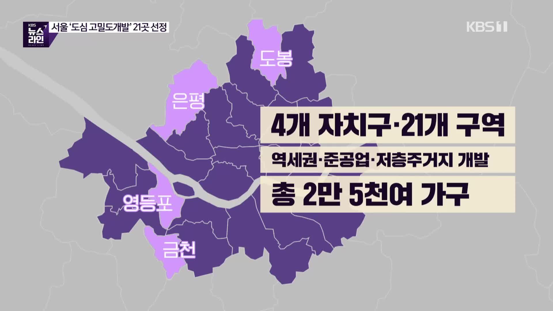 [심층인터뷰] 서울 ‘도심 고밀도개발’ 21곳 선정