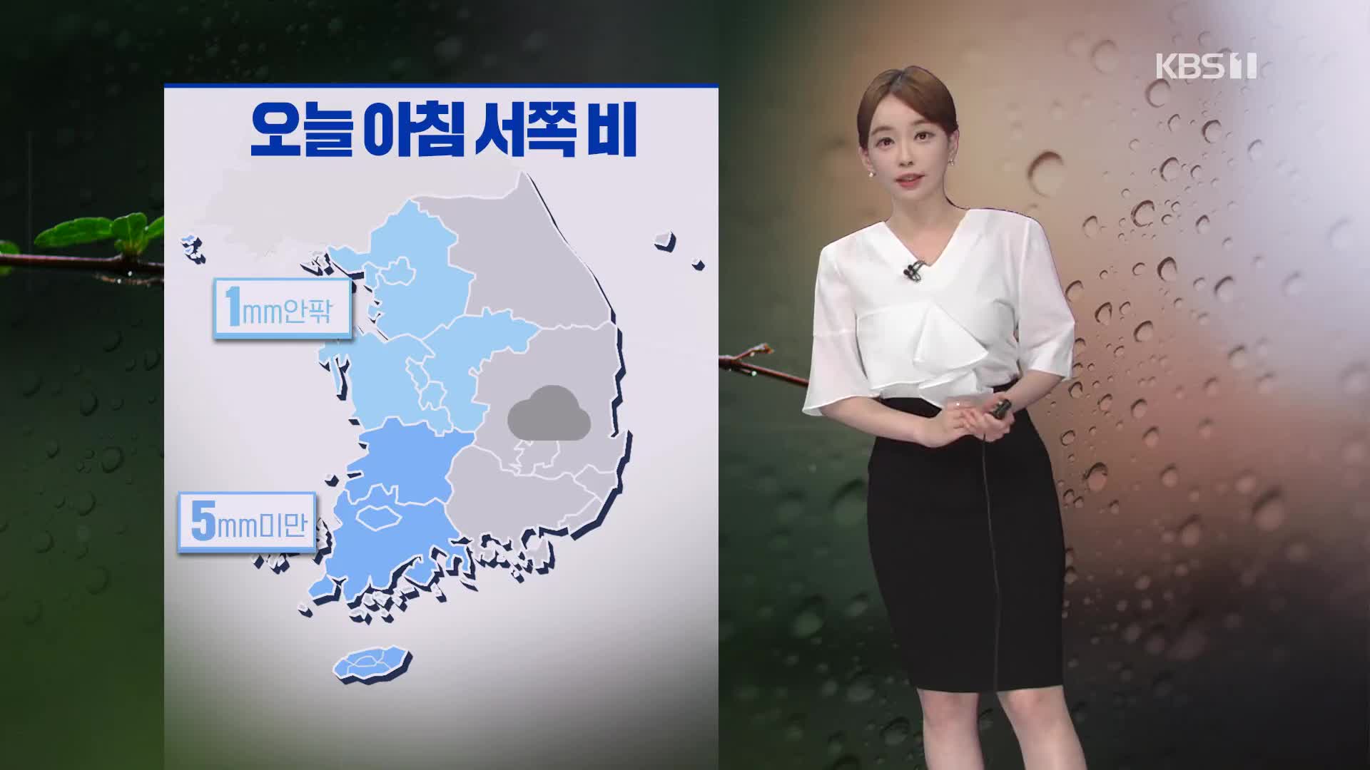 [뉴스라인 날씨] 더위 한풀 꺾여…전국 흐리고 아침에 서쪽지역 비