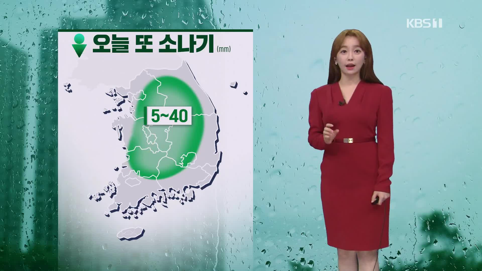 [라인 날씨] 내륙 곳곳에 소나기…주말 전국에 비