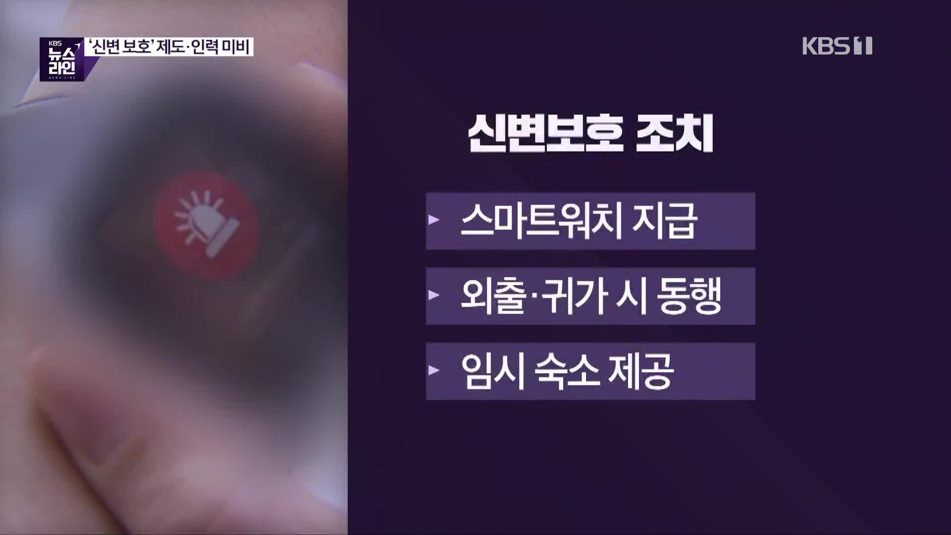 [심층인터뷰] ‘신변 보호’ 제도·인력 미비