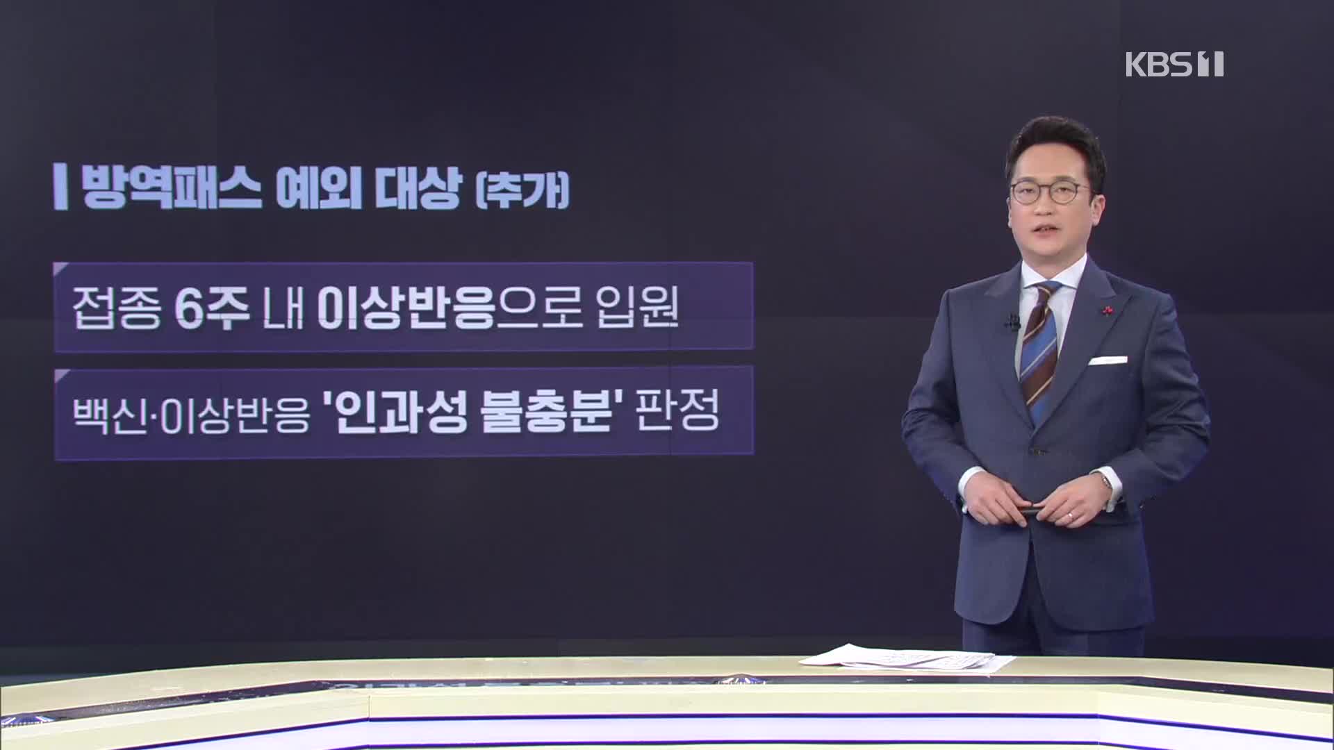 이상반응 근거 불충분·입원 치료자도 ‘방역패스 예외’