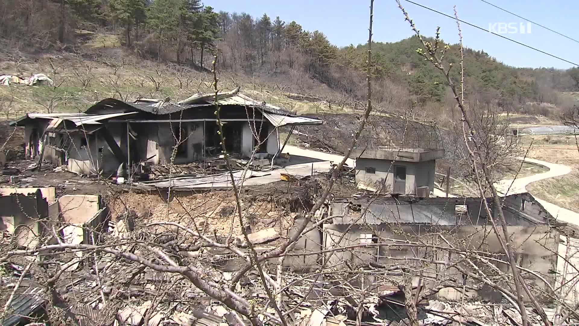 봉화 산불 ‘화목보일러’ 재가 불씨…“설치·검사 근거 없어”