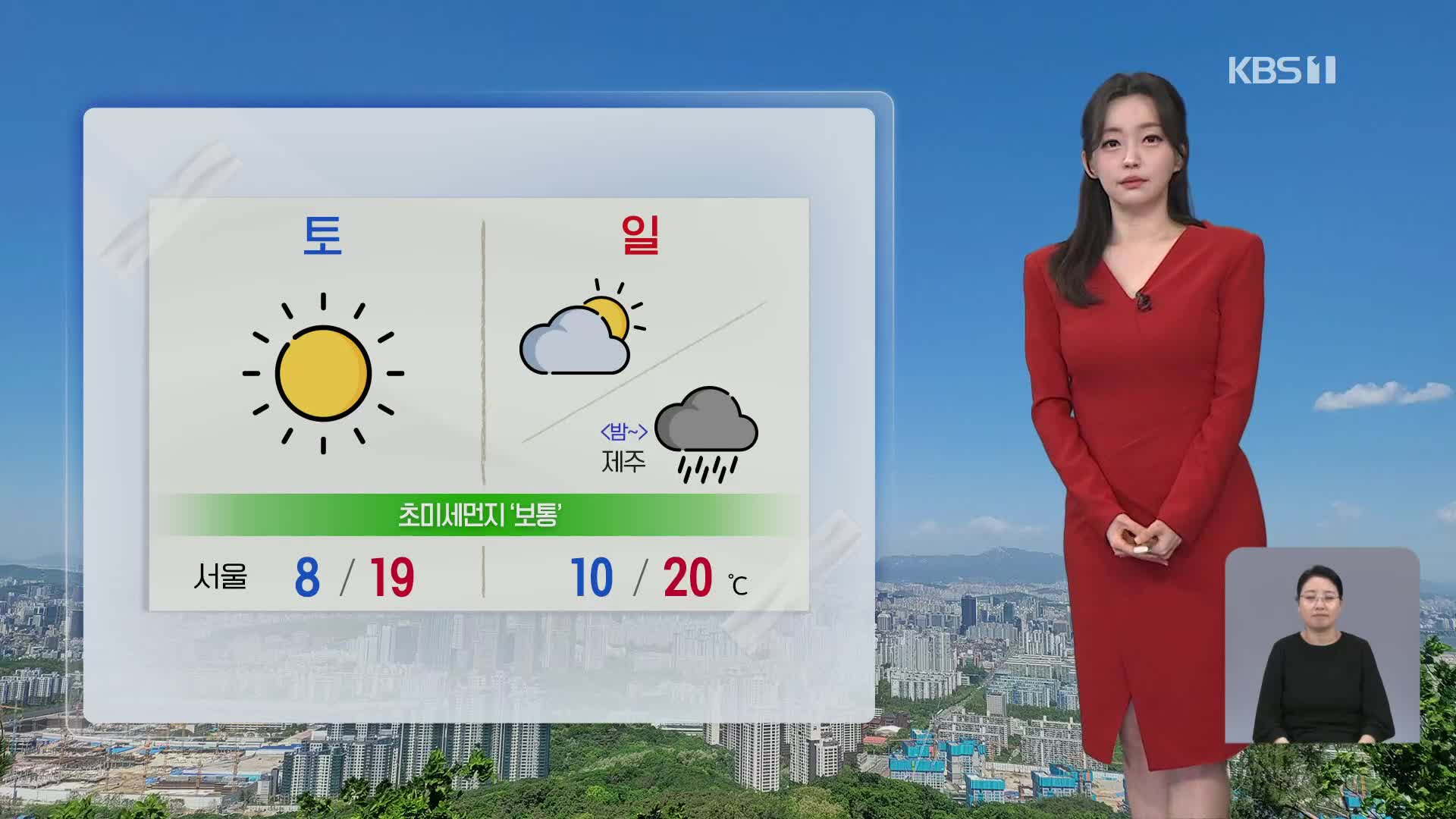 [라인W 날씨] 주말 큰 일교차, 강풍·건조…산불 조심