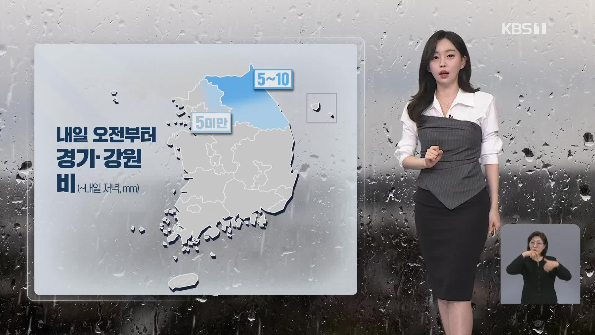 [라인W 날씨] 대선일인 내일 아침까지 남부, 오전부터 중부에 비