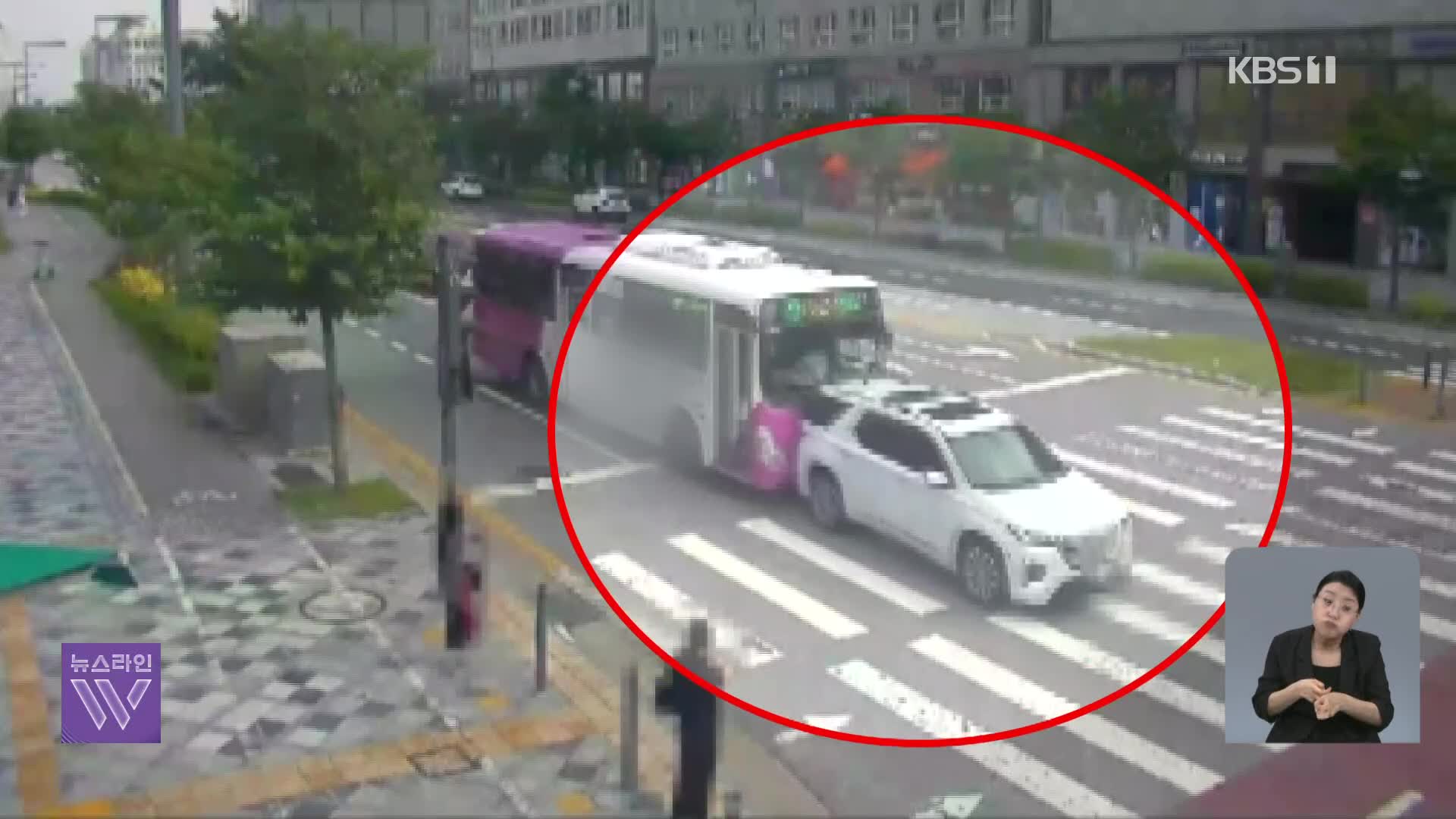 “기사님, 사고 났어요!” SUV 추돌 버스 150m ‘뺑소니’