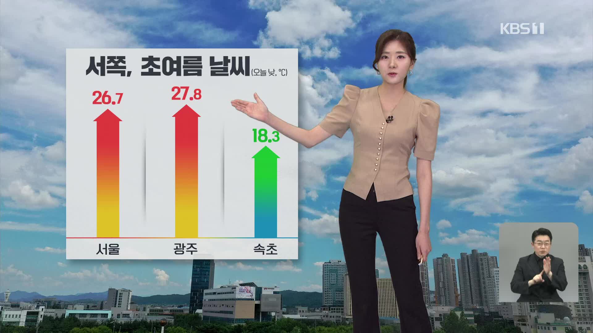 [퇴근길 날씨] 내일, 오늘보다 기온 내려가…제주·남해안 비 조금