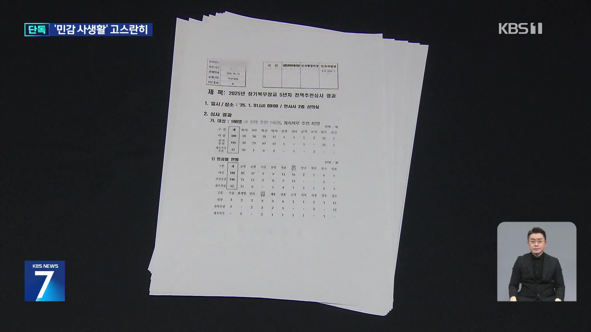 [단독] “성희롱 피해, 부친 도박”…사생활 정보가 군 내부망에