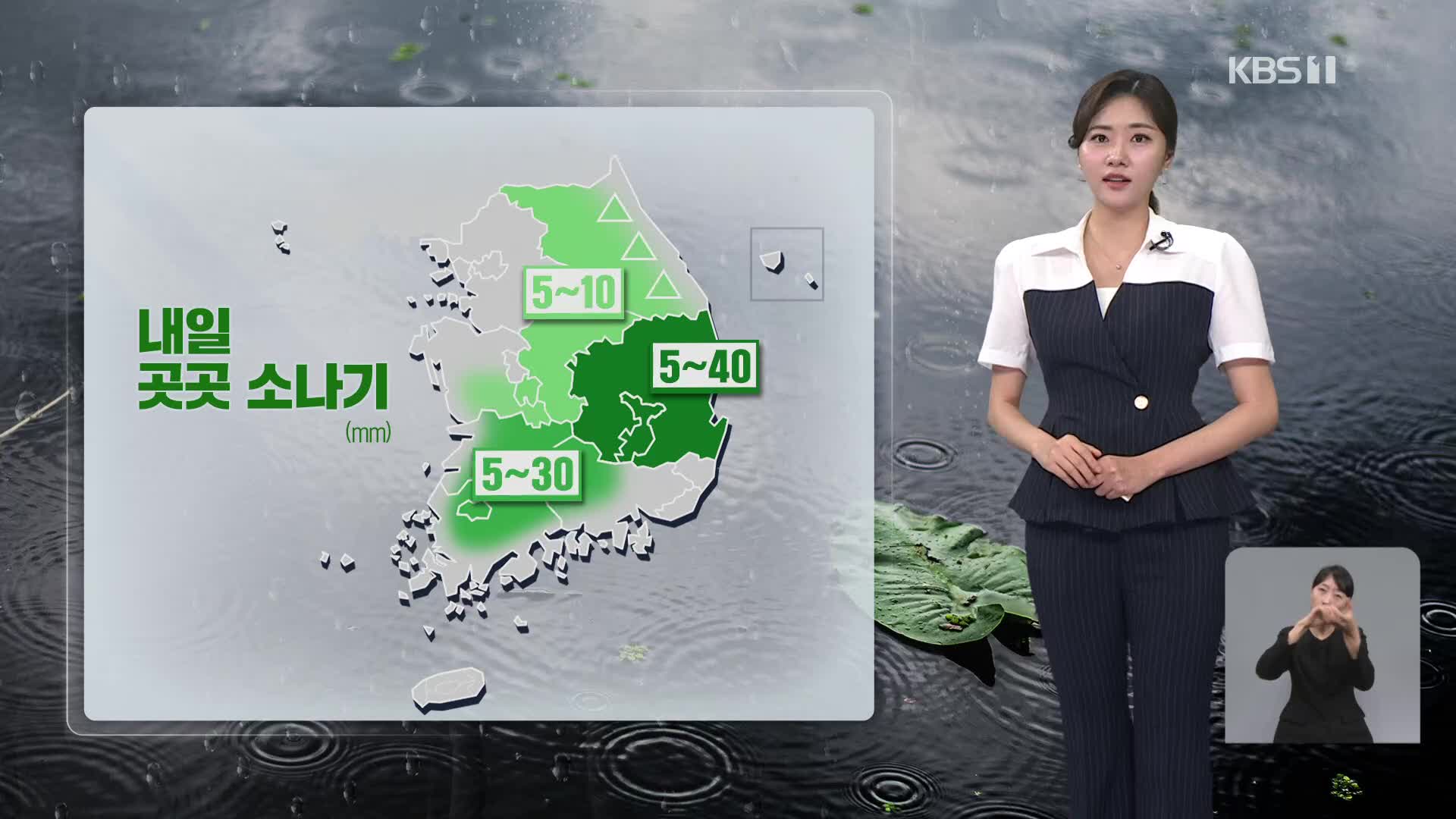 [퇴근길 날씨] 내일, 기온 올라…곳곳 소나기