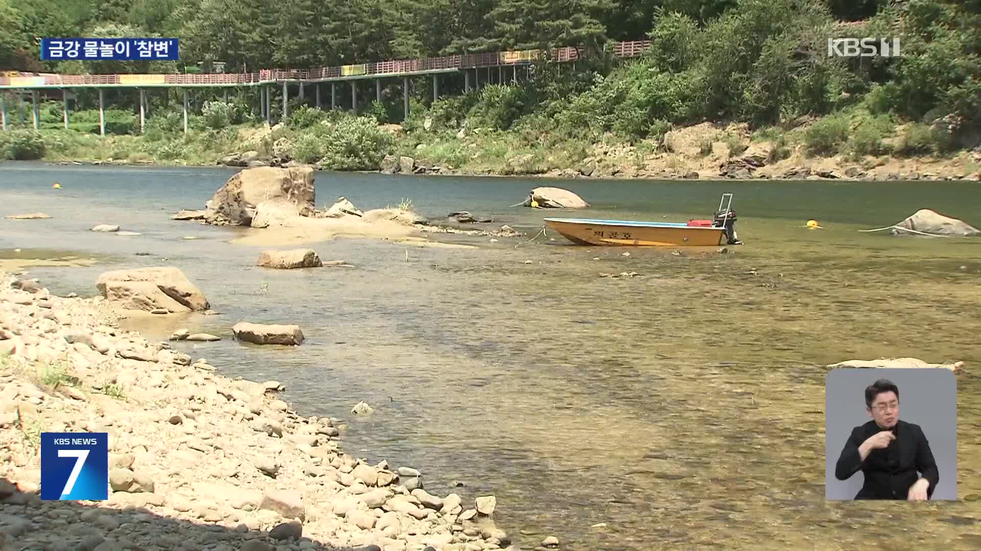 금강서 물놀이하던 20대 4명 숨져