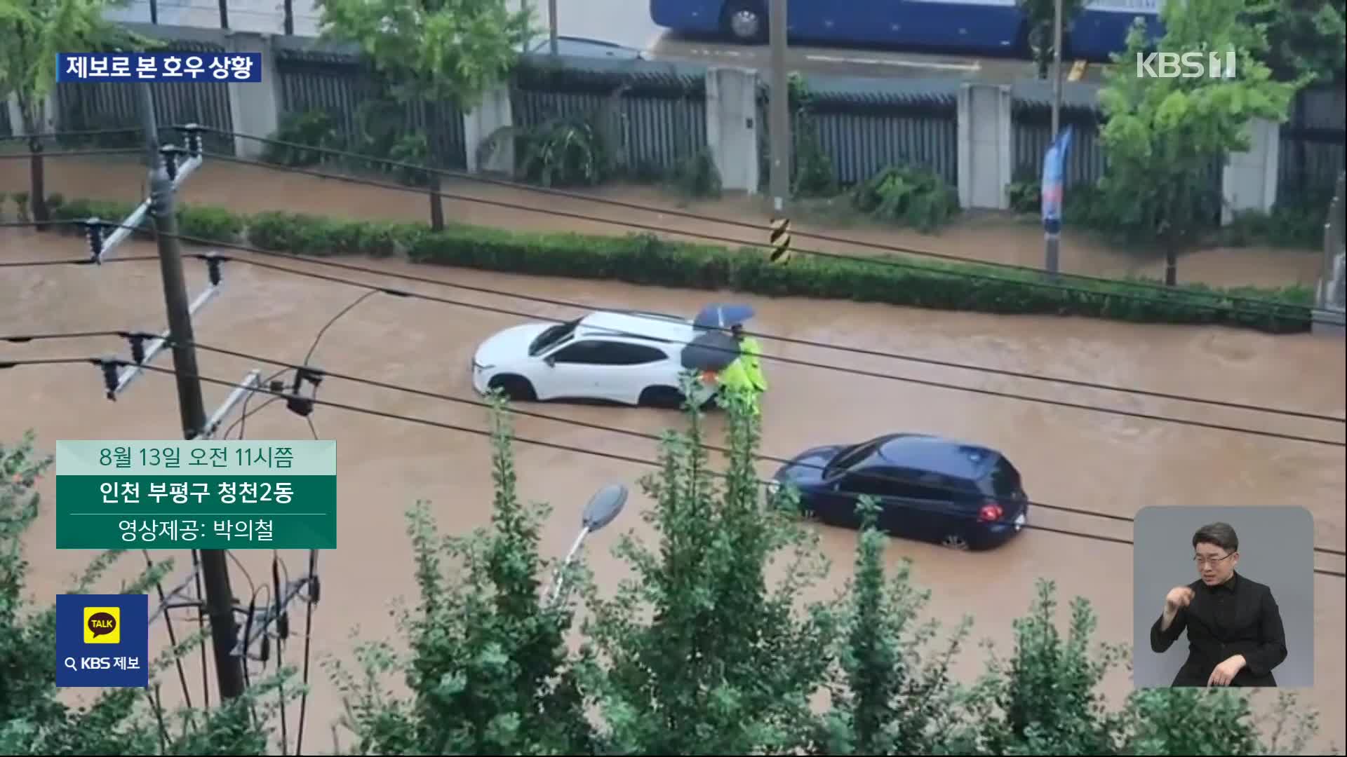 또 물에 잠긴 한반도…제보로 본 호우 피해