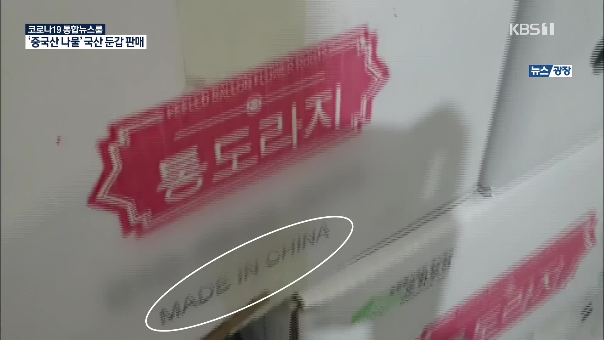 ‘중국 도라지’ 국산 둔갑 판매…하나로마트까지 납품